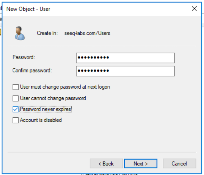 Windows authentication